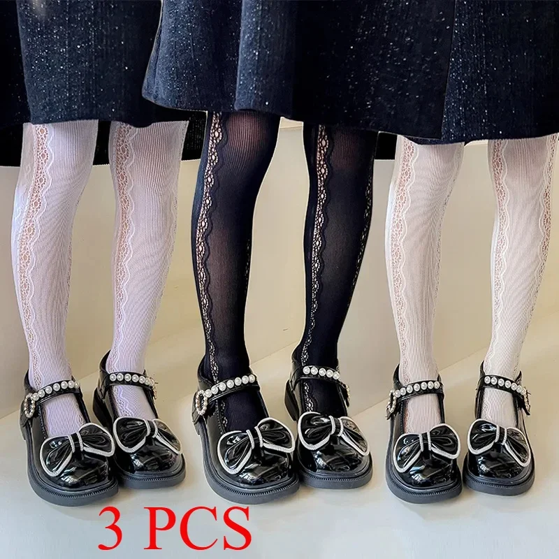 3 Pcs Base Layer Pants Girl Tights Spring Summer Mesh Stocking Newborn Toddler Tight Boy Girl Pantyhose Kids Girls Clothes Pants
