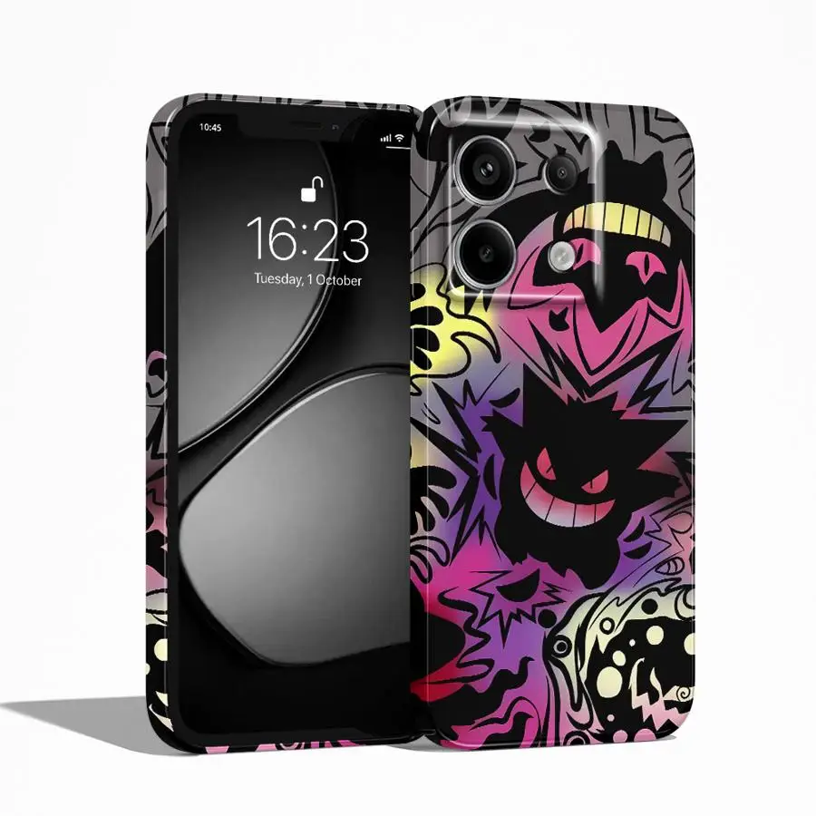 Casing Penutup Ponsel Keras untuk Xiaomi Redmi Note 10S 9T 9S 11 10 13 Pro Plus 12S 12 14 Pro 9 Cool Gengars