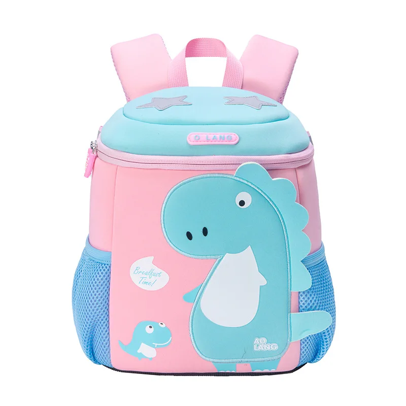 Mochilas de dinosaurio para niños y niñas, bolso escolar antipérdida, Mini Mochila Kawaii, regalo para niños pequeños