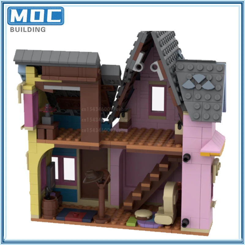 Movie Series Scense Model UpHouse modular modifications Building Blocks DIY Assembly  Street View Children Toy Holiday Gifts