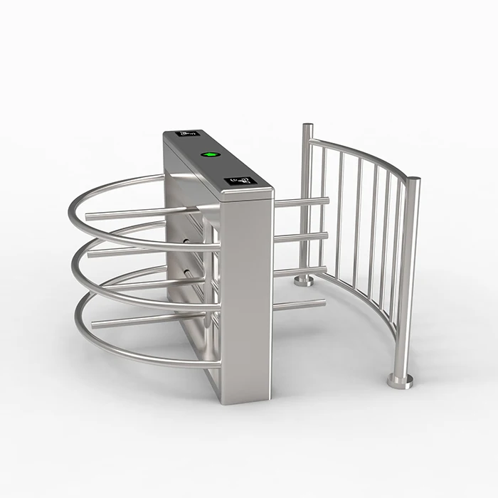 Intelligent High Security Half Height Turnstile Rust Proof Face Recognition RFID Card Access Control System for Gym