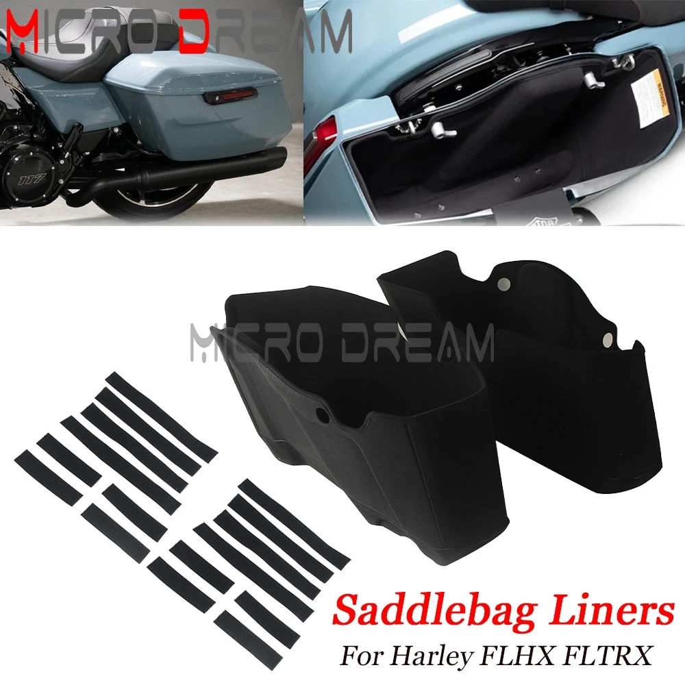

For Harley Touring CVO Road Glide FLTRX ST FLTRXSTSE FLTRXSE 2023 2024 Motorcycle Accessories Side Saddlebag Inner Lining Bags