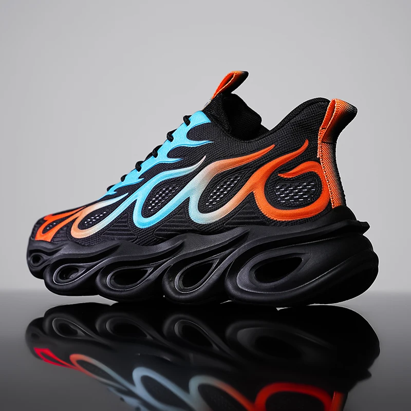 Plus Size Men's Running Shoes Mesh Breathable Sports Jogging Shoes Lightweight Comfortable Outdoor Sneakers Women's Walking Shoe