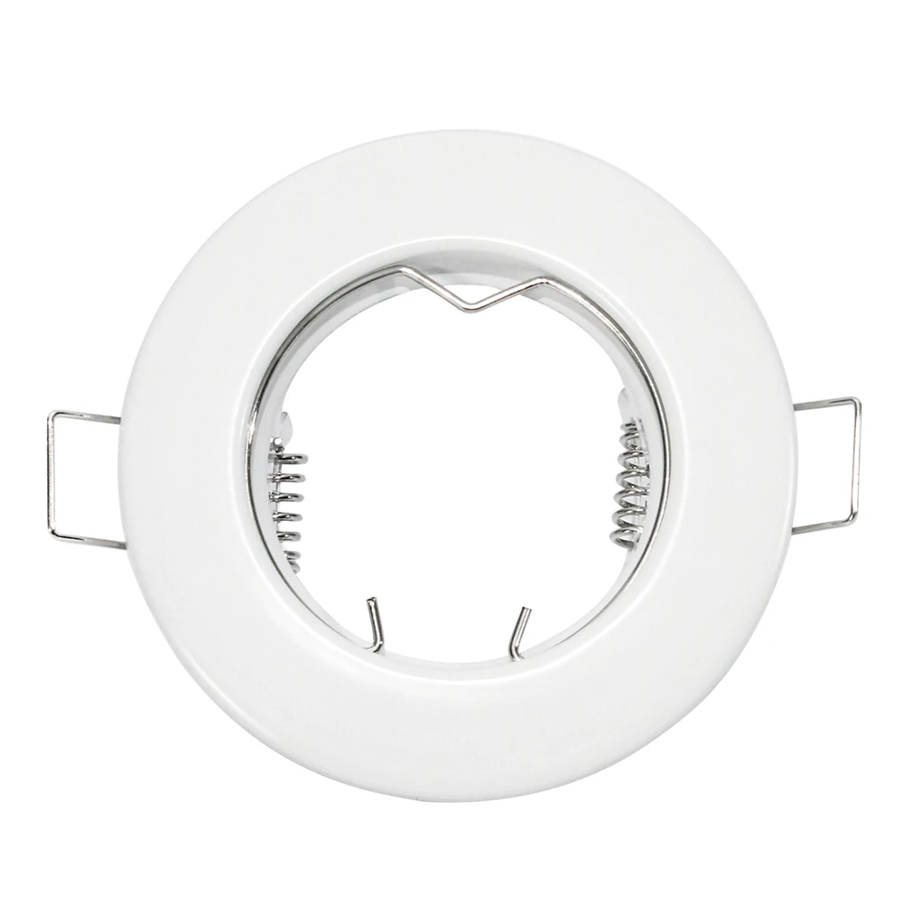 Imagem -04 - Recesso Led Spot Downlight Montagem da Lâmpada do Teto Quadro Ajustável Luminária Bulbo Mutável Cut Buraco 55 mm 2.17 Gu5.3 Gu10 E27