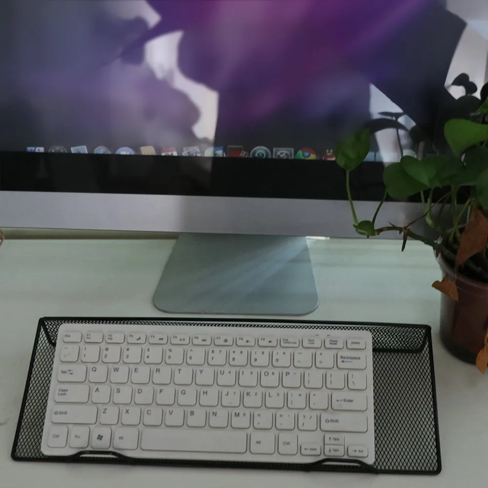 Neigbarer Computer-Tastaturständer Ergonomischer Schreibständer mit Neigungsfunktion Atmungsaktive Rutschfeste Tastatur-Auflage für Handgelenke – Detail 2