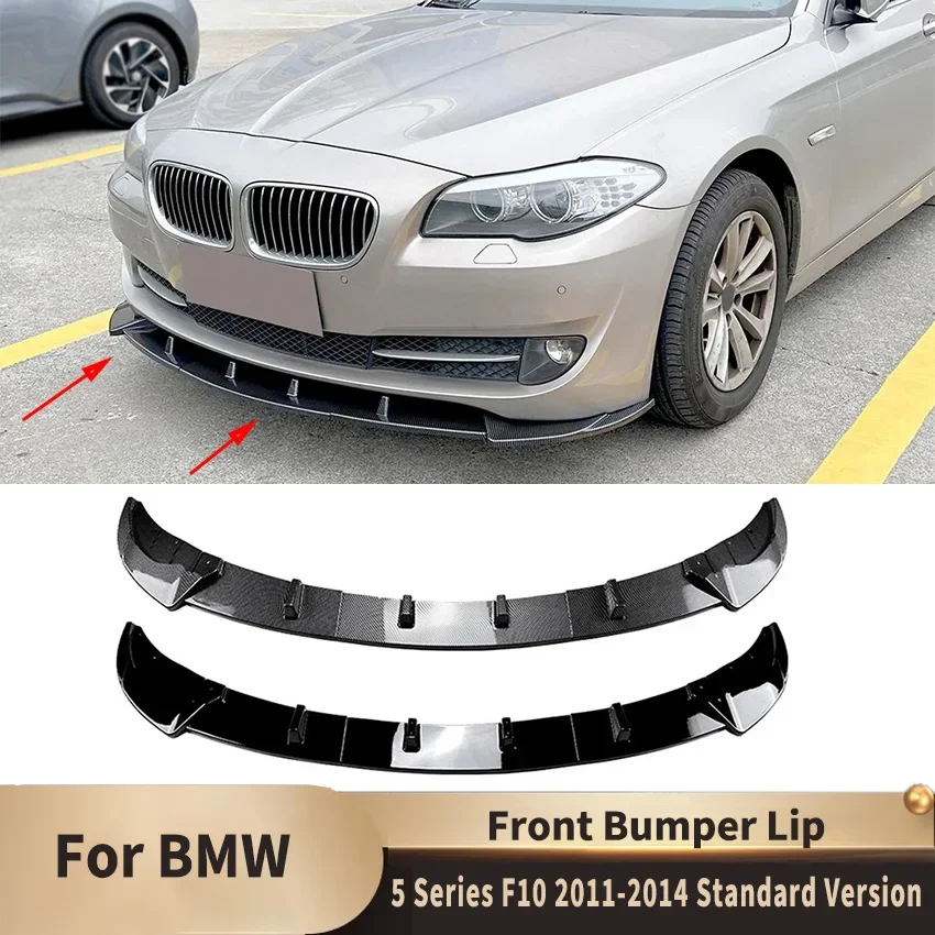 

For BMW 5 Series F10 2011-2014 Standard Version Front Bumper Lip Splitter Diffuser Lip Body Kit Car Spoiler Auto Accessories