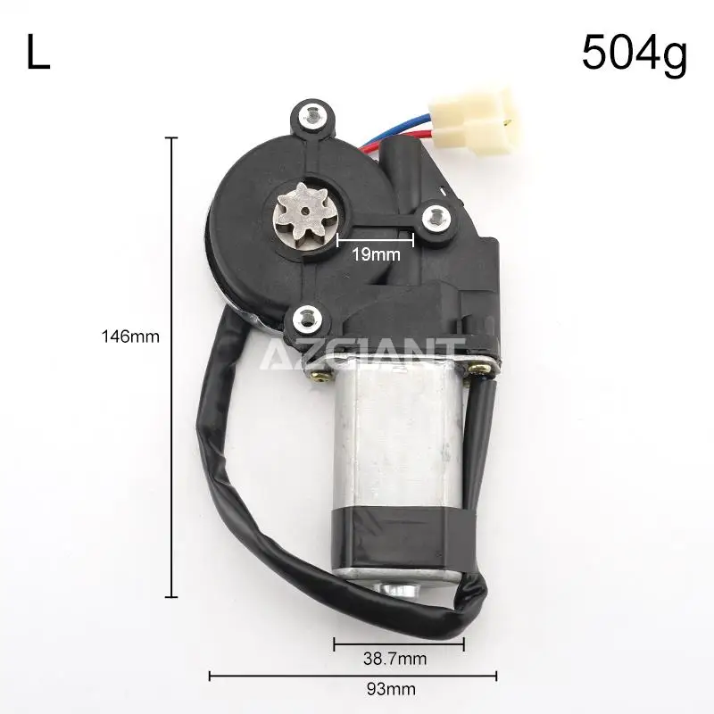 AZGIANT Car Window Glass Lifting Motor 3 Hole 7 Teeth 2PIN DC 12V 24V Brand New Auto Window Repair Parts Aftermarket Hot Sale