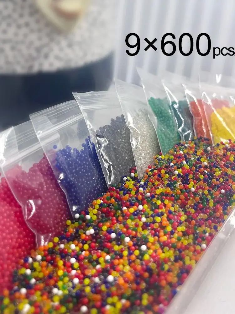 600 Particles Per Bag transparent Crystal Soil Water Beads Orbiz Mud Grow Magic Jelly balls wedding Home Decor hydrogel