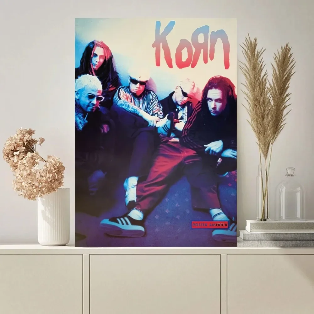 Korn Rock Band Poster Paintings on The Wall Picture for Living Room Interior Painting Room Decoration