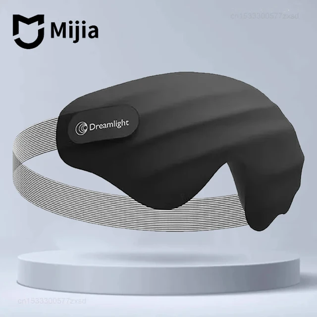 Maska na oczy Mijia Dreamlight 4S do spania, 3D stereoskopowa, pomoc w zasypianiu dla kobiet, mężczyzn i dorosłych, blokująca światło, maska podróżna.