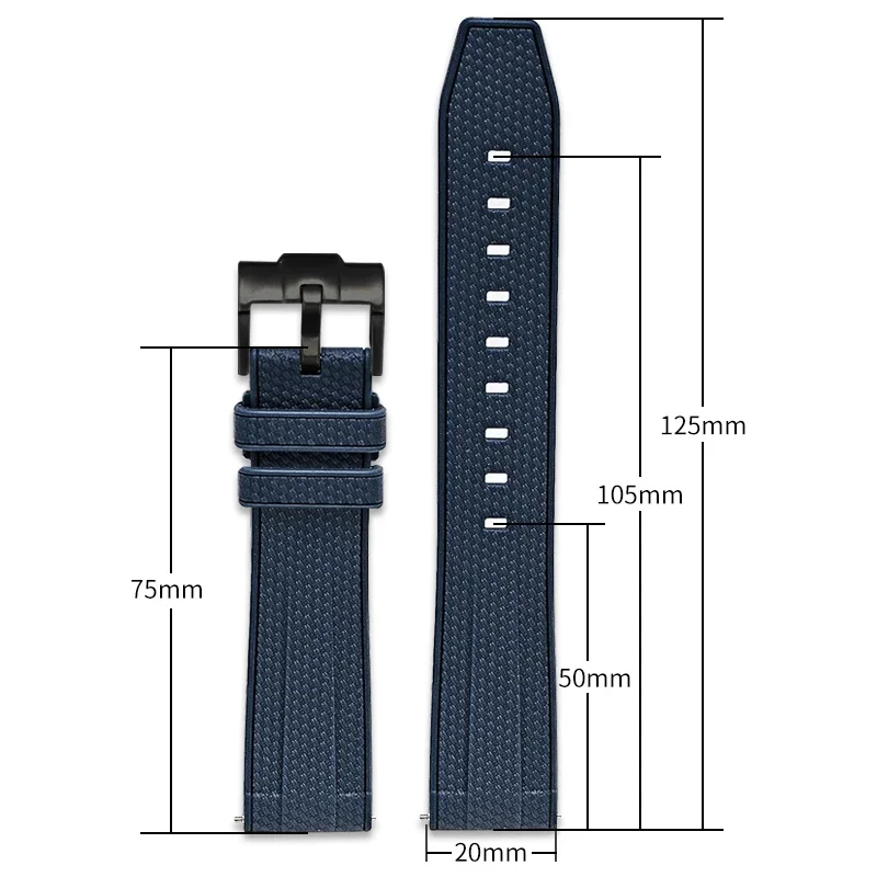 20mm 22mm Liquid Silicone Strap for Swatch X Omega MoonSwatch Sport Diving Quick Release Watch Band for Rolex Seiko Blancpain