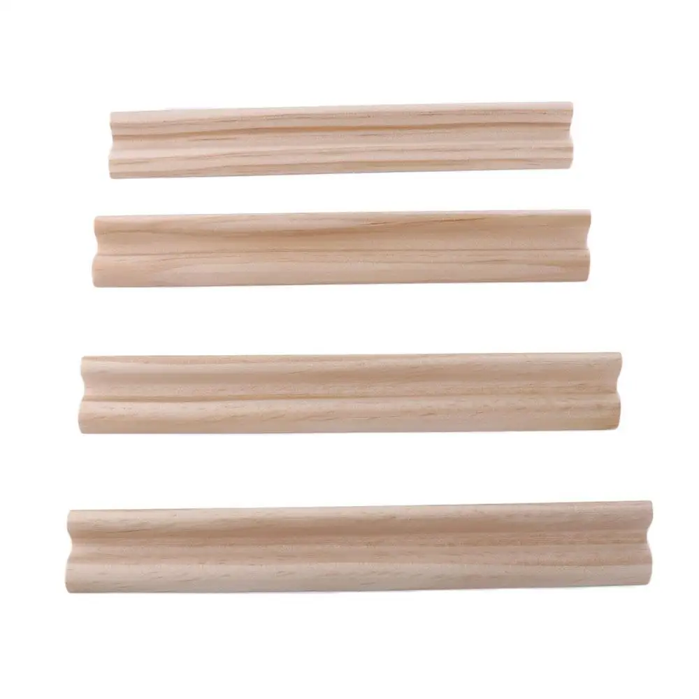 Adults Professional Player 4 Racks Wooden Chickenfoot Mexican train Domino Trays Holders Wood Domino Racks Domino Holders