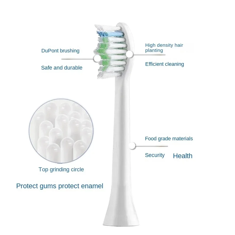 4 unidades de cabeças de escova de dentes de substituição para 360 T1 360 Oracleen T1 Puppy Y1 Escova de dentes elétrica