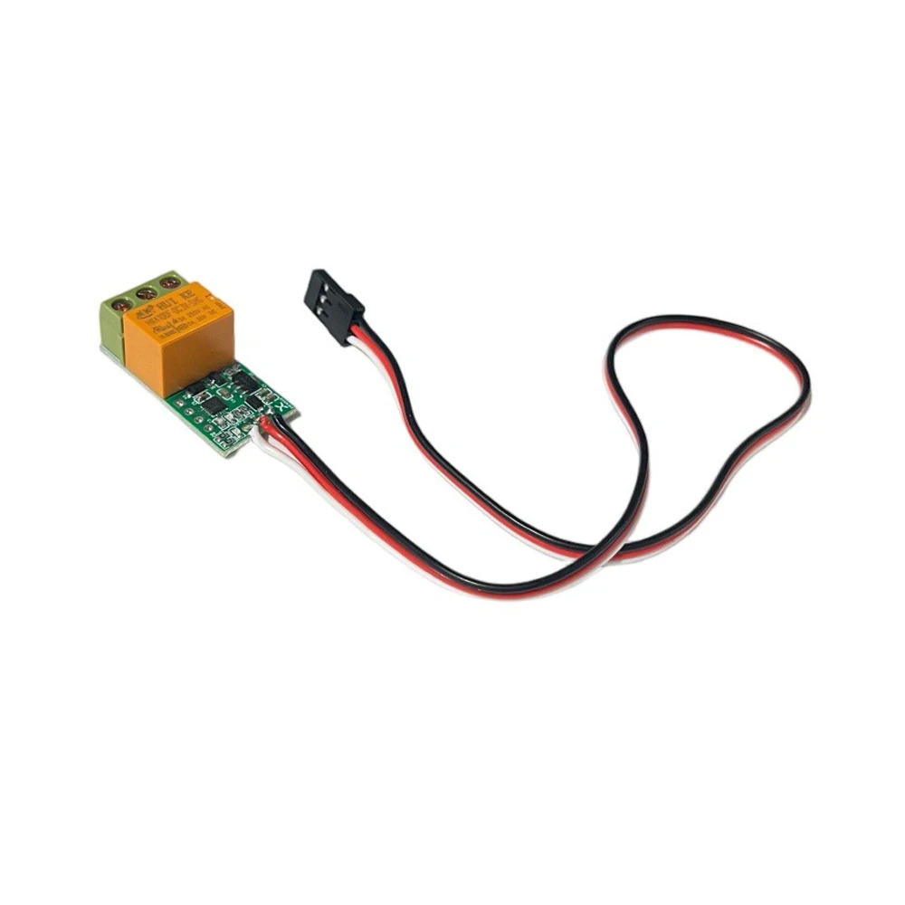 3.5V-12V PWM RC Relay Switch Normally Open/Closed Self-Locking RC Light Controller Reverse Protection for RC Car Boat Aircraft