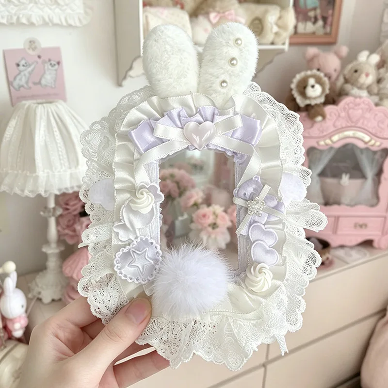 New love rabbit ear card cover two-dimensional DIY pain packaging jewelry Gumei Xiaokagu ID protection card cover