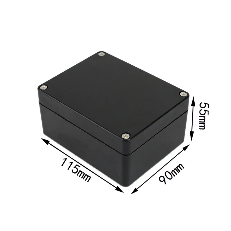 

Black Waterproof Plastic Enclosure Box 115x90x55mm Electronic IP65 Electrical Project Box ABS Outdoor Junction Box Housing