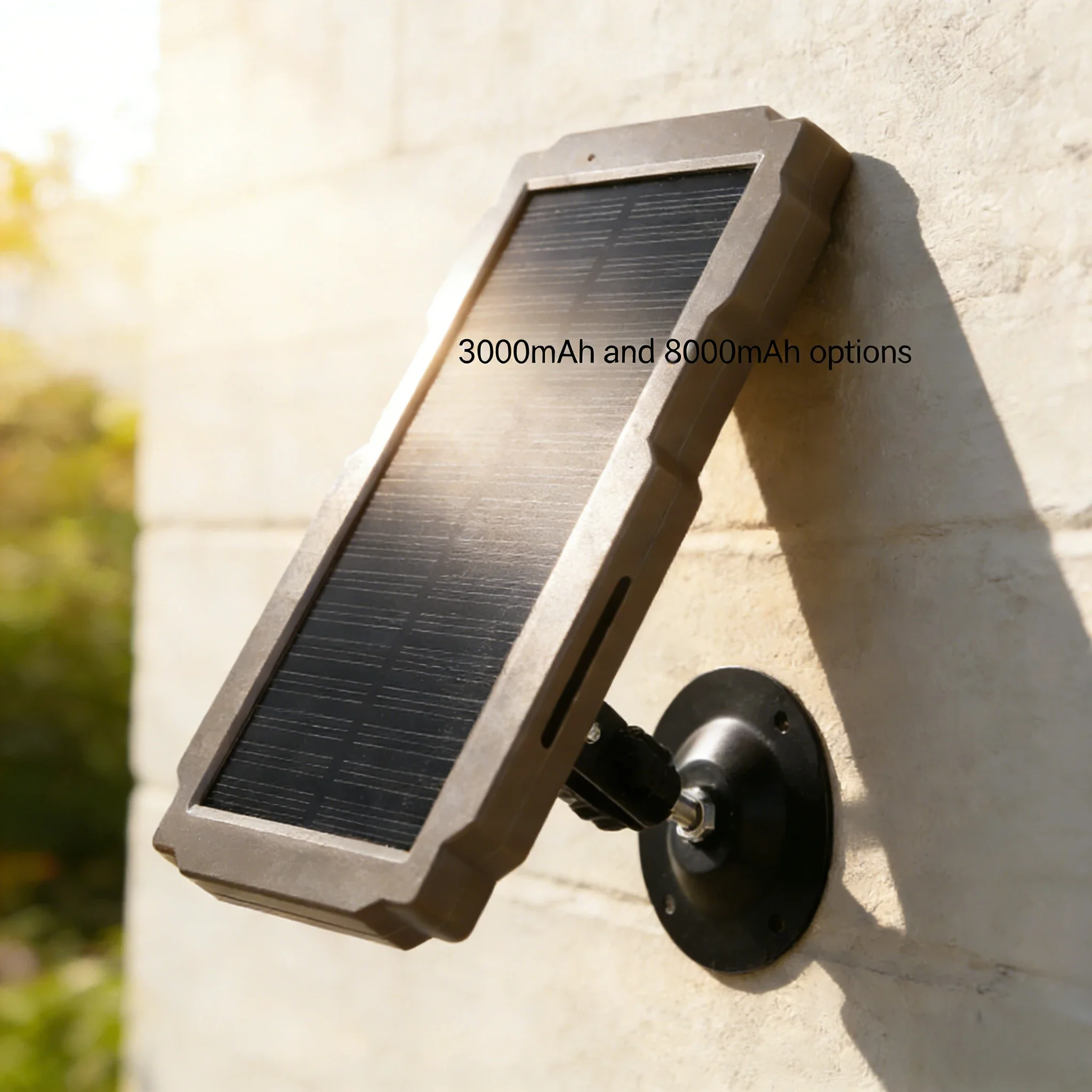 8000mAh Solar Power Kit for Trail Cameras 6V/12V Solar Panel & Rechargeable Battery Charger for Extended Wildlife Monitoring