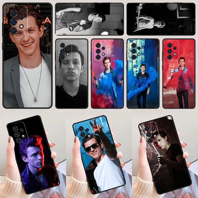 Tom Holland Handsome phone case For Samsung Galaxy A42 A31 A40 A51 A71 A32 A80 A91 A52 A72 A73 A20e A21S A50 A70 A11 A12 Cover