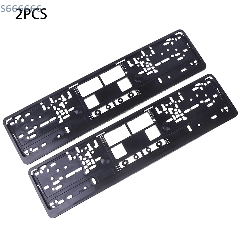 

2-Pack Anti-Theft Car Number Plate Frame for EU and Russian Vehicles.