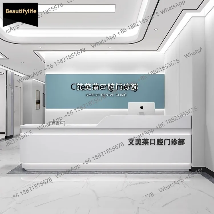 

A139 Front checkout page Hospital pre-examination triage Dental clinic Guidance desk Nurse station Bar reception desk