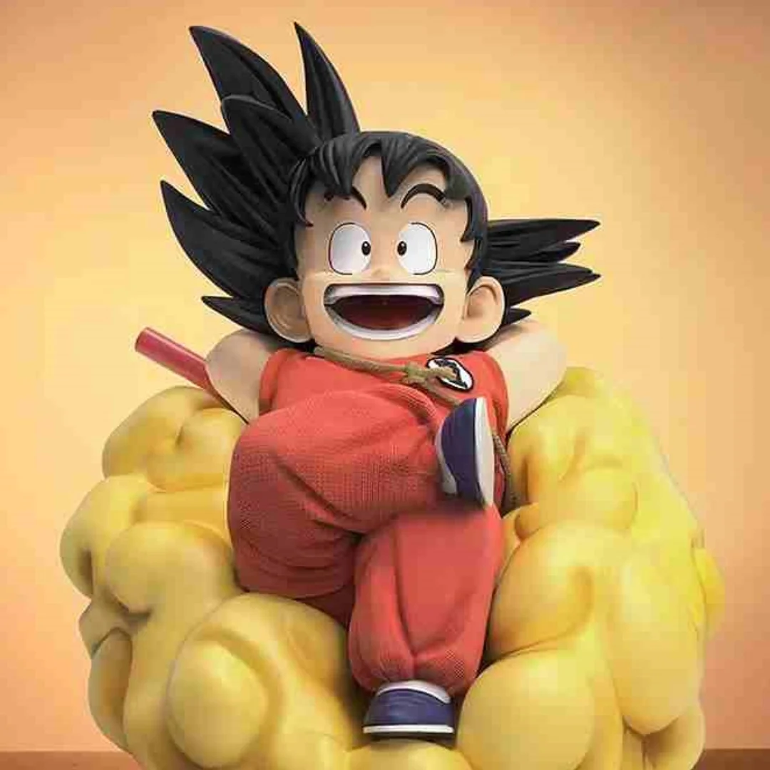 Dragon Ball Goku Light-Emitting Jinderun Figures Model Gift Creative Ornament Desktop Decoration Kawaii Toys Anime Peripheral