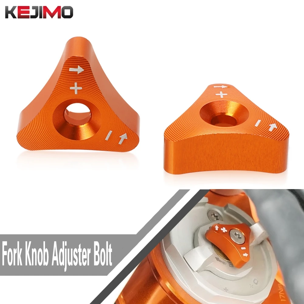 

48MM Forks 690 SUPERMOTO ENDURO DUKE SMC WP Front Shock Absorber Knob Adjuster For KTM Husaberg Husqvarna SX SXF EXC XCW 125-530