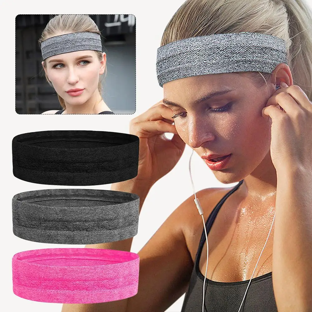 

1PCS Sports Headband Breathable Sweat Absorbent Towel Belt Antiperspirant Guide Fitness Dance Running Rding Sweat U1Q7