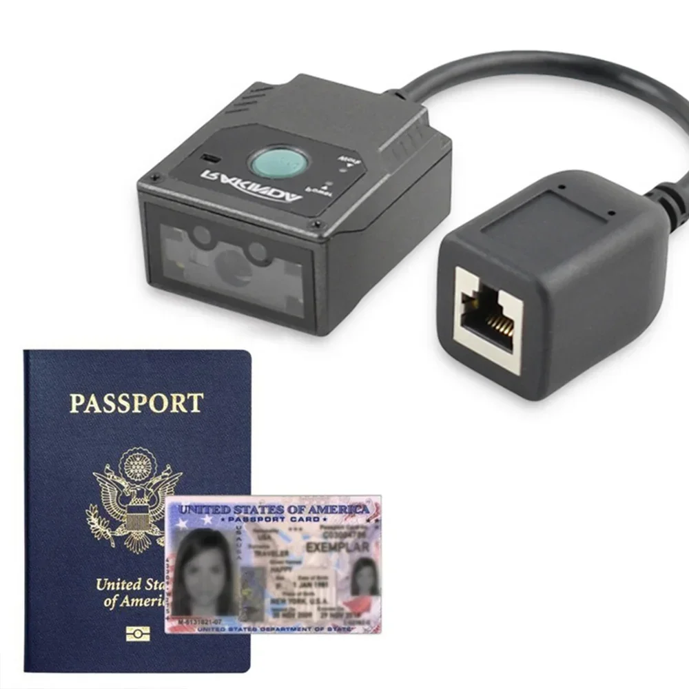 High Quality Low Cost Portable ID Card Reader MRZ Passport Scanner OEM