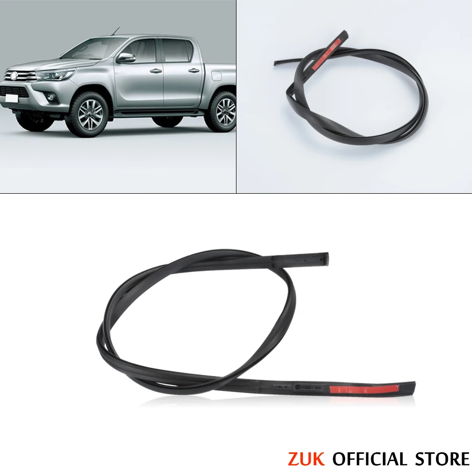 ZUK araba çatı damla bitirmek kalıp kauçuk mühür şeritleri TOYOTA HILUX REVO 4 kapı GUN125 için 2015 ~ 2023 5252-0k160 75551-0K160