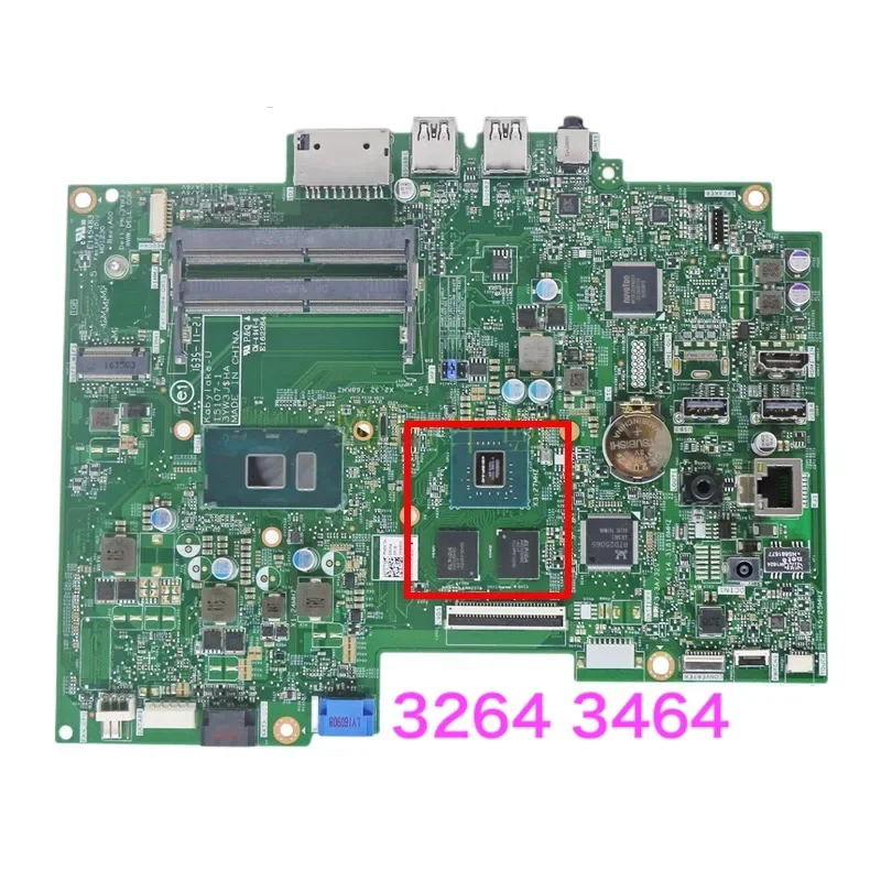 15107-1 For DELL 3264 3464 Motherboard K8VD7 PWXVV F65XD 0NNV5 PGMR1 12V7M JYH5J 94MXG Mainboard 100% Tested OK Fully Work