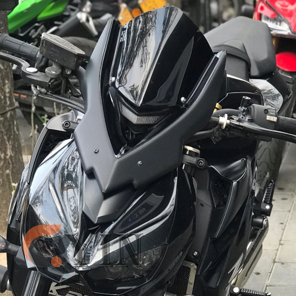For Kawasaki Z1000 2014-2020 Z-1000 z1000 14-20 Motorcycle Sports Carbon Fiber Windscreen Viser Visor Windshield Wind Deflector