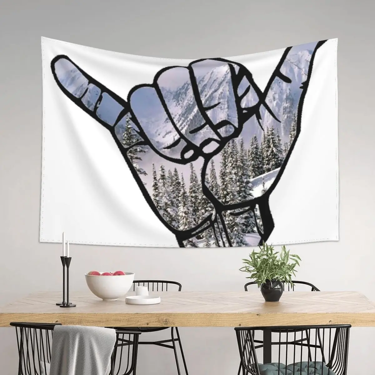 

Winter Shaka Tapestry Aesthetic Room Decorations Outdoor Decor House Decorations Tapestry