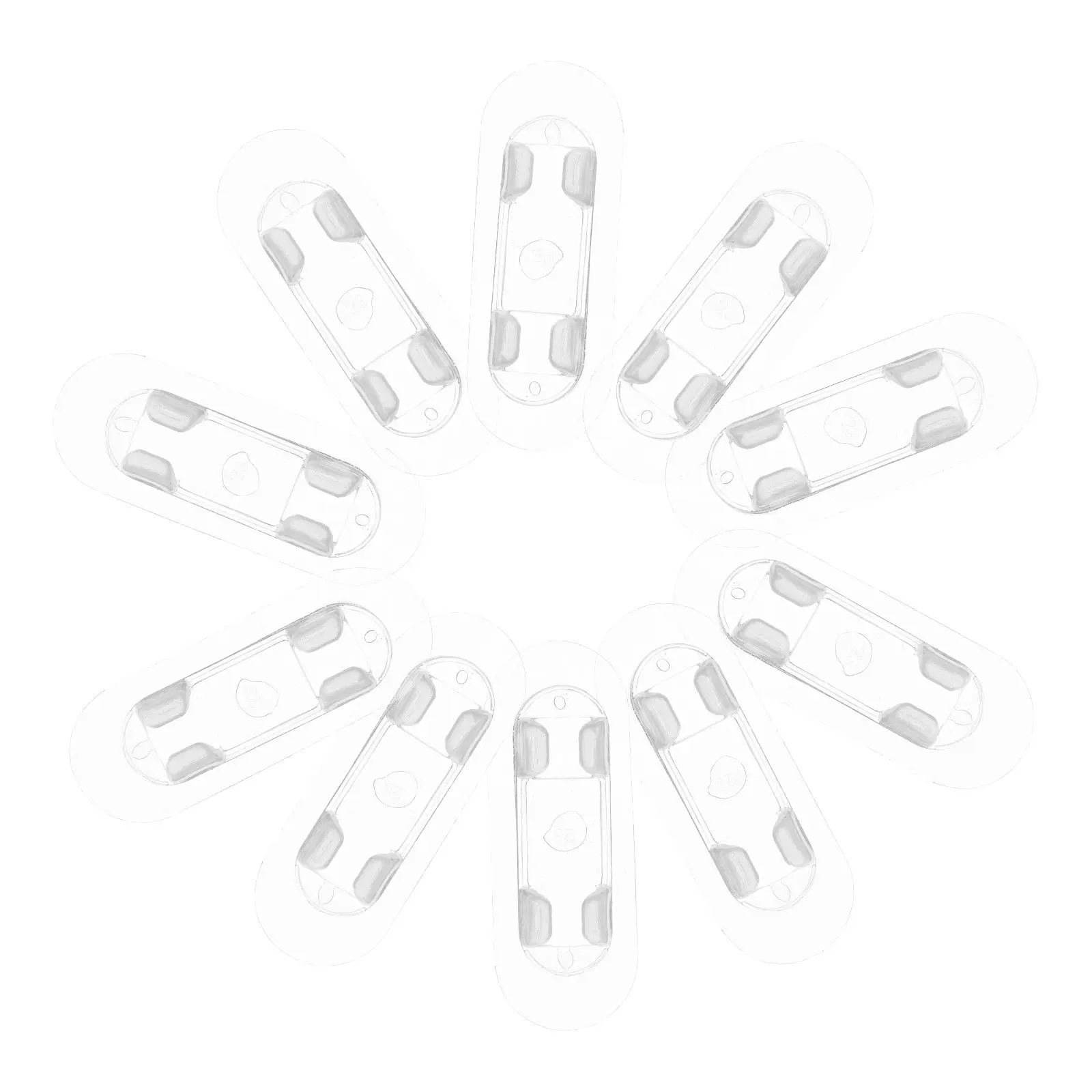 30Pcs Clear Adhesive Cable Clips Wire Organizer for Wall Desk Self Adhesive Sticky Cord Holder Cable Clamp for Home Office Car