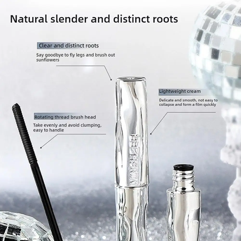 Waterproof eyelash primer for girls, creating long-lasting curled and smudge-resistant eyelashes Commercial makeup mascara
