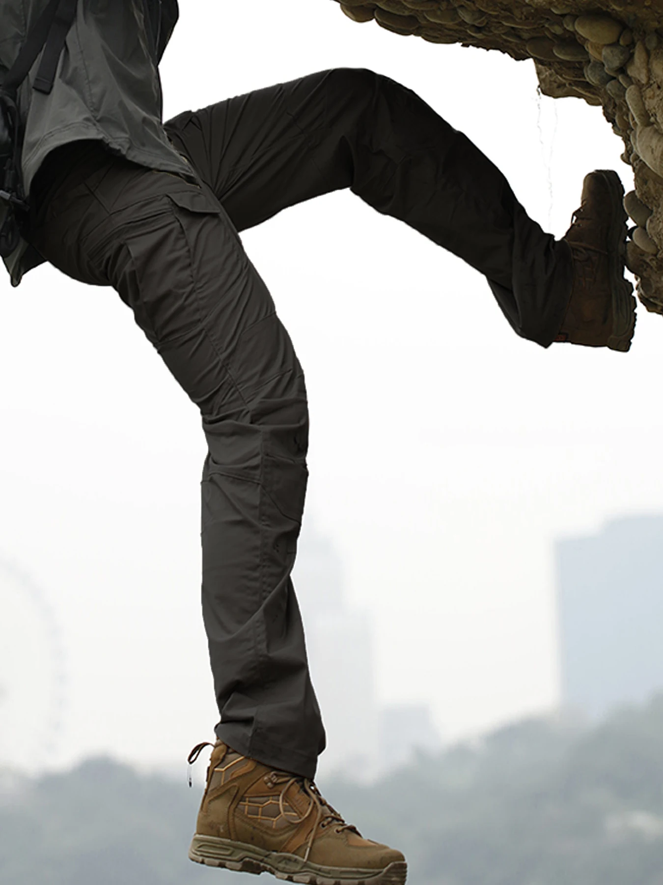 

Мужские тонкие спортивные спортивные штаны нового сезона 2025, мужские брюки, подходящие для работы на открытом воздухе, свободные и универсальные повседневные длинные брюки