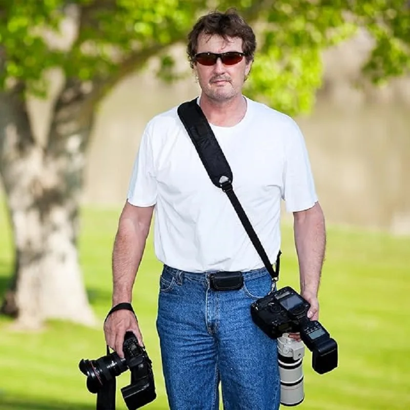1PC Comfortable Camera Strap, Wide Padded Sling for Canon Nikon Sony Fujifilm DSLR, Reduce Neck Shoulder Pain