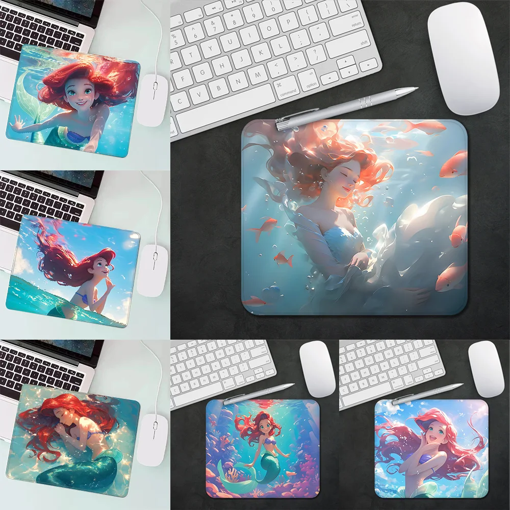 The Little Mermaid Ariel Gaming Mouse Pad XS Small Mousepad For PC Gamer Desktop Decoration Office Mouse Mat Deskmat Rug