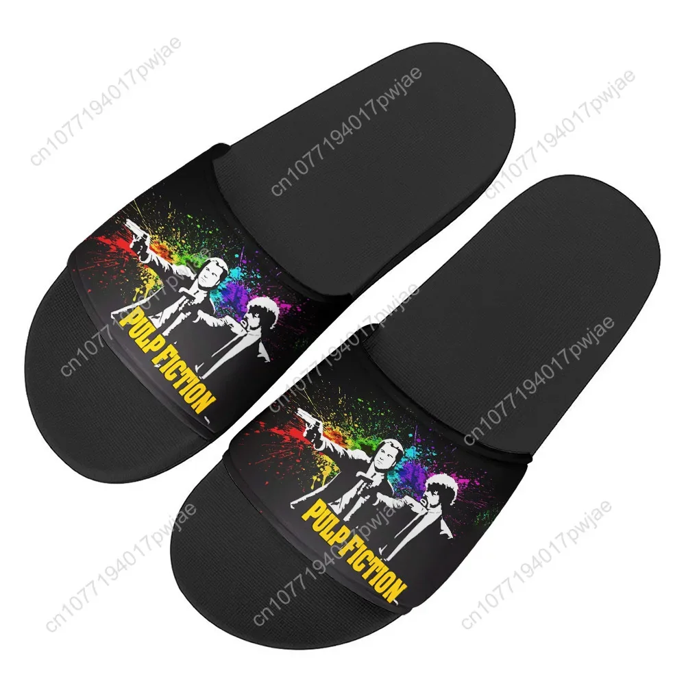 Pulp Fiction Slippers Home Water ShoesJohn Travolta Mens Womens Teenagers Outdoor Beach Pool Sandals Custom Summer Slipper