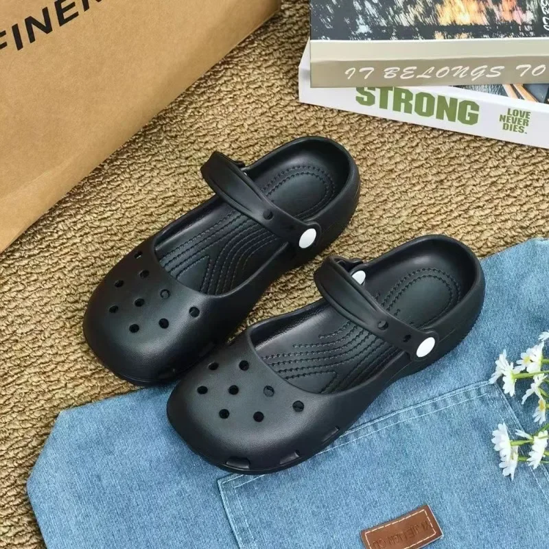 Damen-Loafer mit perforierter Sohle, weich gepolsterte Ballerinas, bequeme, rutschfeste Damenschuhe für den Alltag, geeignet für Spaziergänge am Strand. – Detail 6