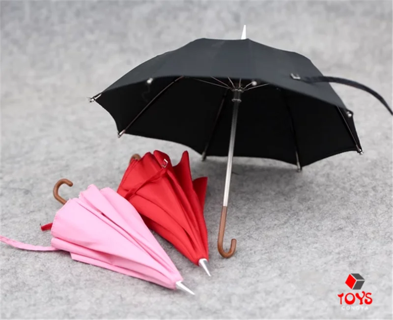 1/6 Scale Umbrella Accessories Model Fit 12” Male Female BJD FR Soldier Action Figure Body Doll