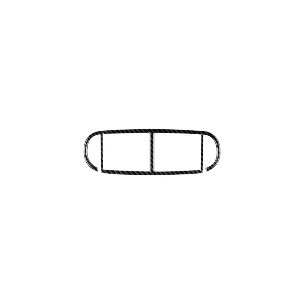 

Para Porsche Cayenne 2003 2004 2005 2006 2007 2008 2009 2010 fibra de carbono/PVC suave pegatina de ventilación de aire acondici