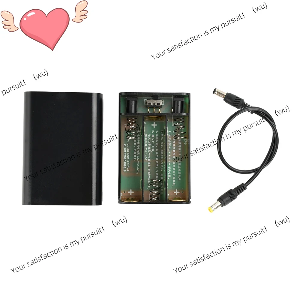 2 Pack, 3*18650 UPS Uninterruptible Power Supply Enclosure DC12V Equal Potential Optical Modem Router Mobile Power Bank Housing