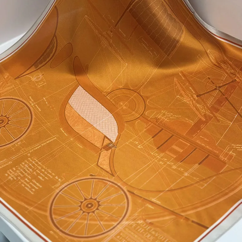 

Vintage Carriage Scarf Women's Spring New 53cm Small Square Towel Shawl