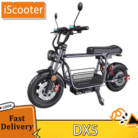 iScooter DX5 Electric Scooter, 1500W Motor, 48V 15.6Ah Battery, 15 inch Tubeless Tires, 55km/h Max Speed, Hydraulic Disc Brakes