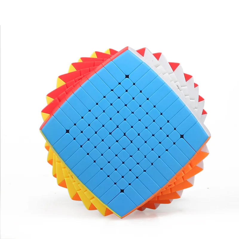 

SENGSO 10x10 Speed Cube Stickerless SENGSO Puzzle Cube 10x10x10 Magic Cubes Rubiks Cube Gift For Genius