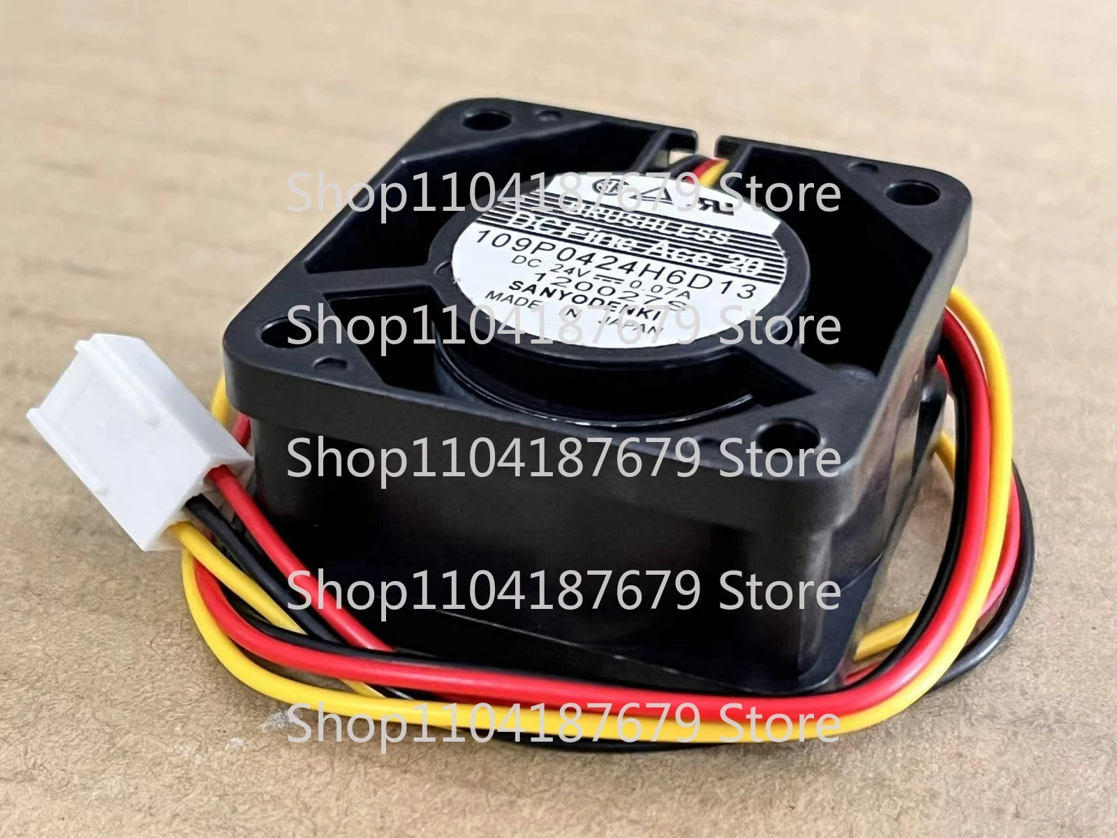 1pcs For SANYO Fan 109P0424H6D13 DC 24V 0.07A 40*40*20 4CM 3 pin
