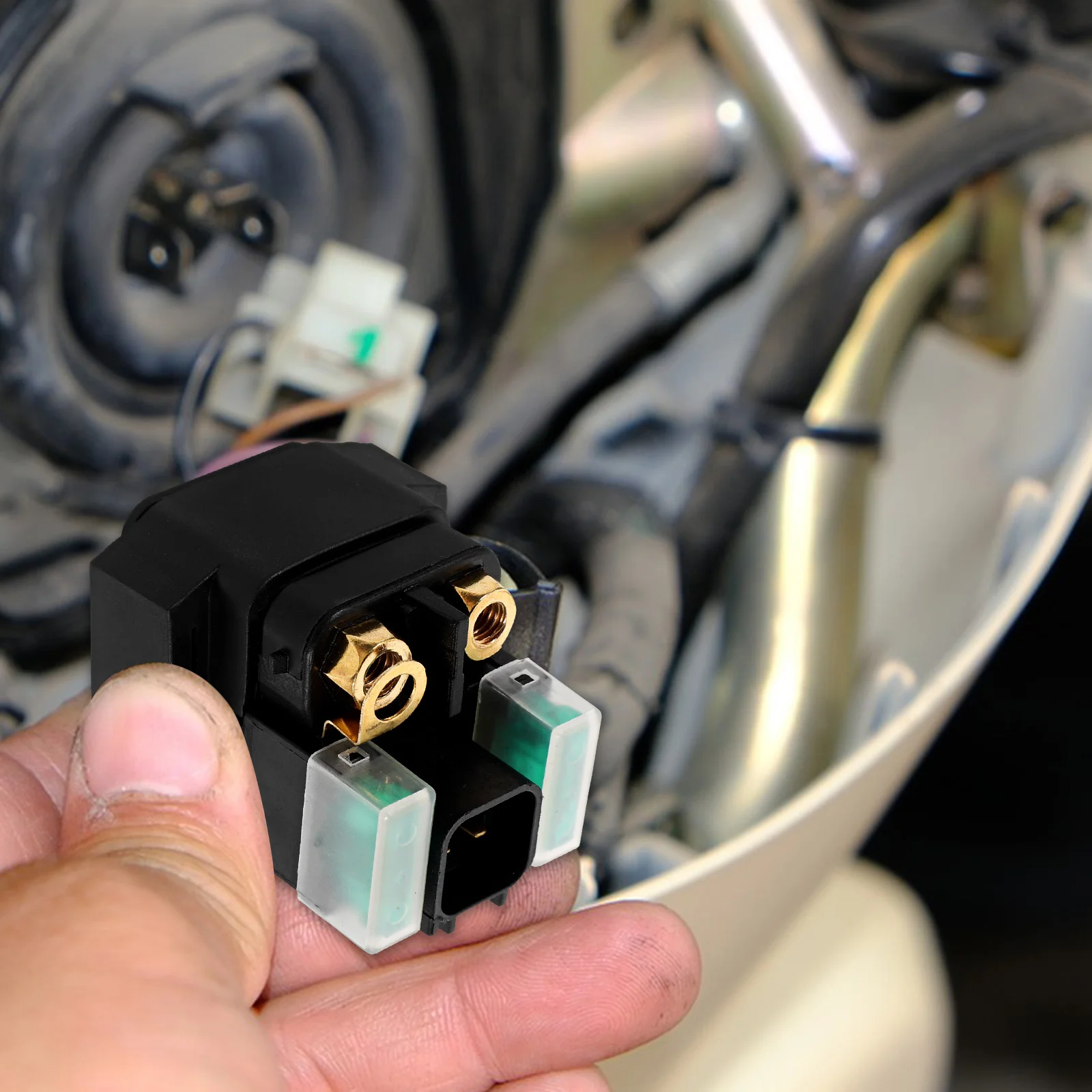 

Motorcycle Relay Solenoid Valve Motorcycle Parts Perfect Match Durable Materials Convenient Maintenance Stable Output