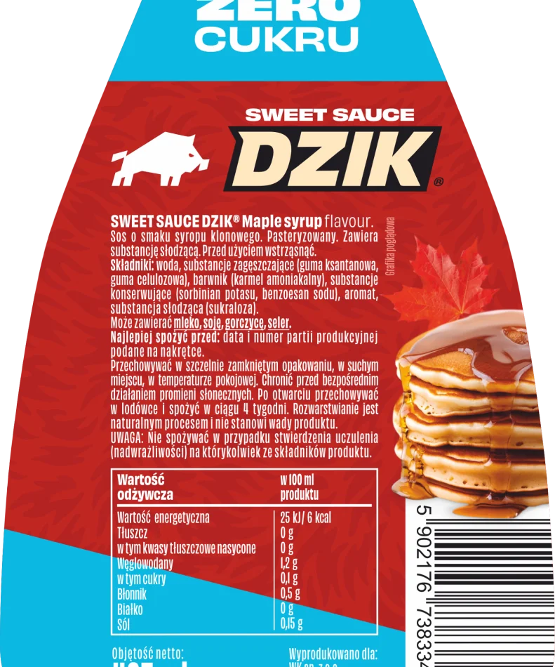 Salsa de Arce GRID Zero MAPLE 430g