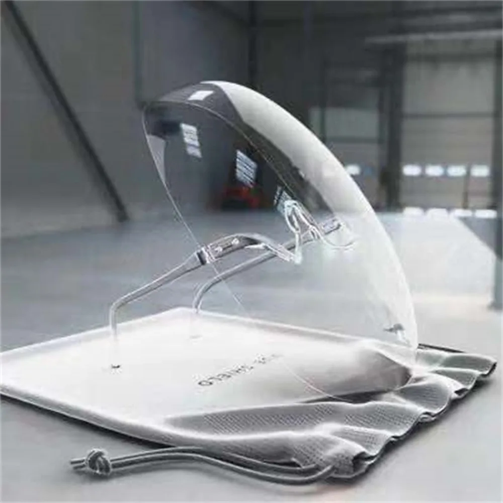 2pcs Transparent Full Face Protective Mask Splash Proof Dust Proof Face Shield Glasses Breathable Fog Proof See Through Goggles