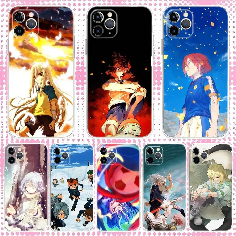 

Football I-InazumaS Eleven 11 Phone Case For iPhone 16,15,14,13,12,11 Pro,Max,Plus,X,XS,XR,SE,Mini Transparent Silicone Soft